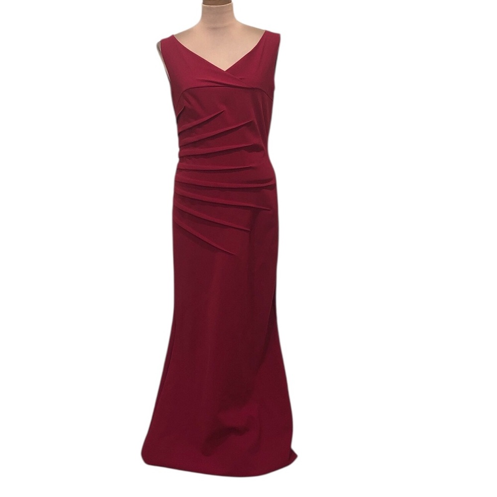 Chiara Boni Formal Maxi Dress Size 14 Red
